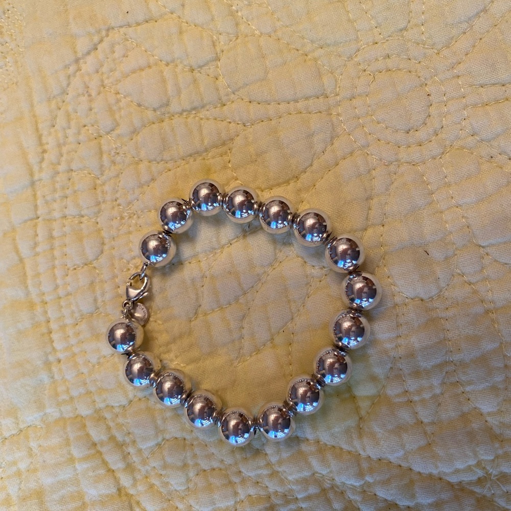Tiffany & Co HardWear Bead Ball Bracelet Sterling Silver